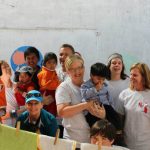 White showcased her caring nature during a mission trip to Peru.