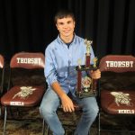 Eighth grader Cole Wilson’s skills were on display, as he won the Thorsby School Spelling Bee on Thursday. 