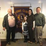 (left to right) Tommy Patterson, Della Johnson, Robin Johnson and Steven Johnson during the Clanton Lions Club’s Dec. 2 meeting. (Contributed Photo)