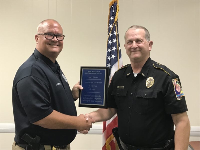 Colburn named Thorsby officer of the year - The Clanton Advertiser ...