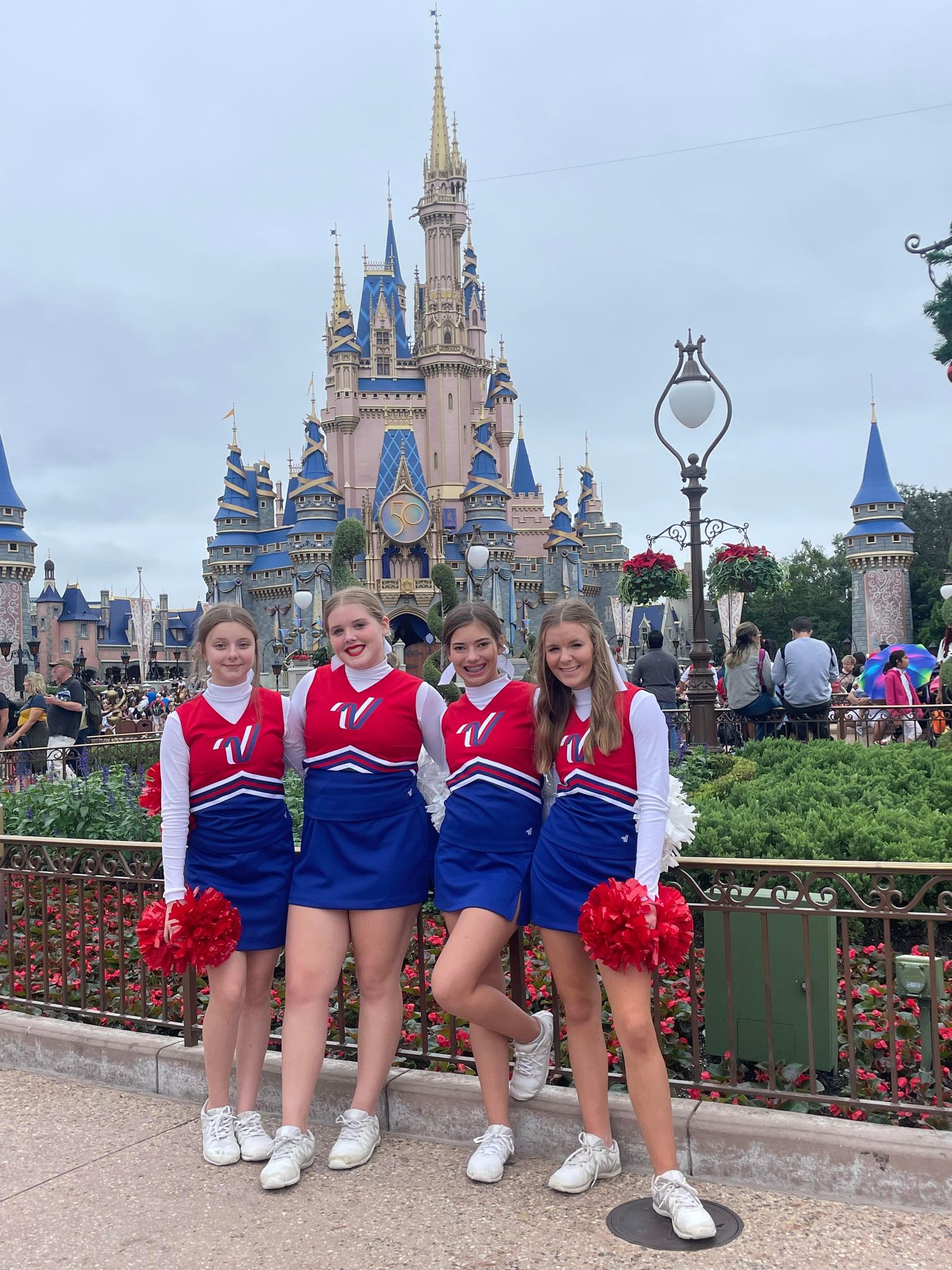 IHS cheerleaders part of Orlando Thanksgiving Tour at Disney The