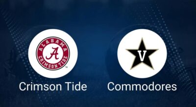 Alabama vs. Vanderbilt Oct. 5 Tickets & Start Time