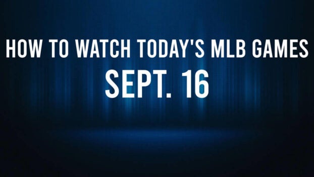 How to Watch MLB Baseball on Monday, Sept. 16: TV Channel, Live Streaming, Start Times