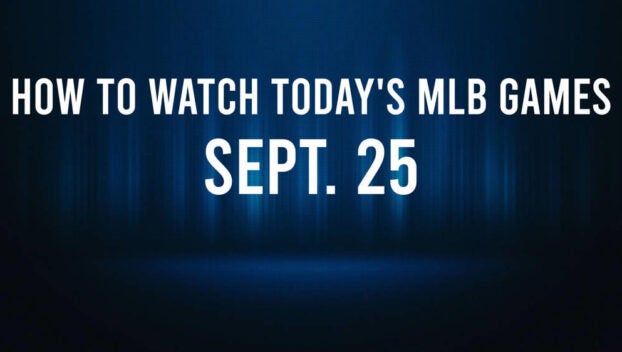 How to Watch MLB Baseball on Wednesday, Sept. 25: TV Channel, Live Streaming, Start Times