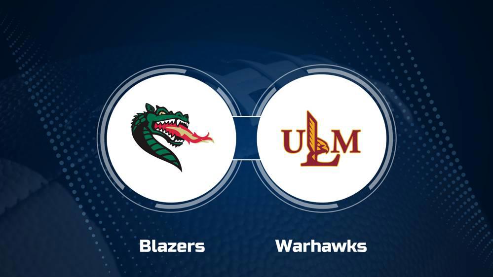 Where to Watch UAB vs. Louisiana-Monroe on TV or Streaming Live - Sept. 7