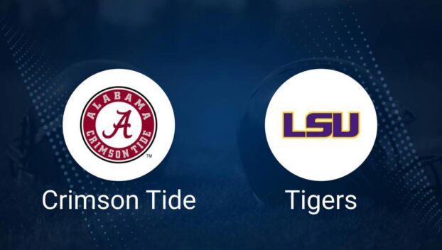 Alabama vs. LSU Nov. 9 Tickets & Start Time