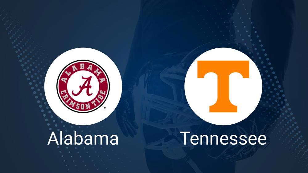 Best Bets, Predictions & Odds for the Alabama vs. Tennessee Game – Saturday, Oct. 19