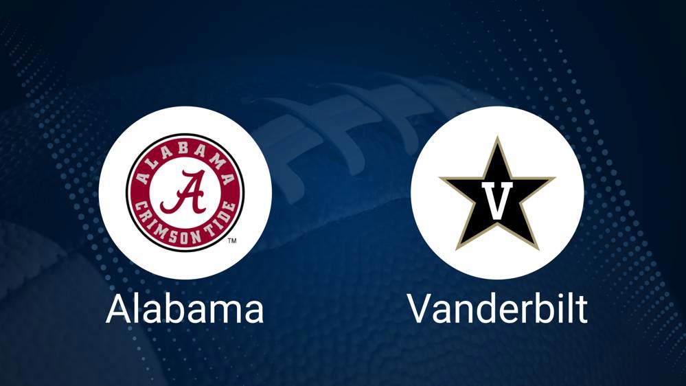 Best Bets, Predictions & Odds for the Alabama vs. Vanderbilt Game – Saturday, Oct. 5