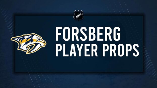 Filip Forsberg Player Prop Bets for the Predators vs. Lightning Game - October 28