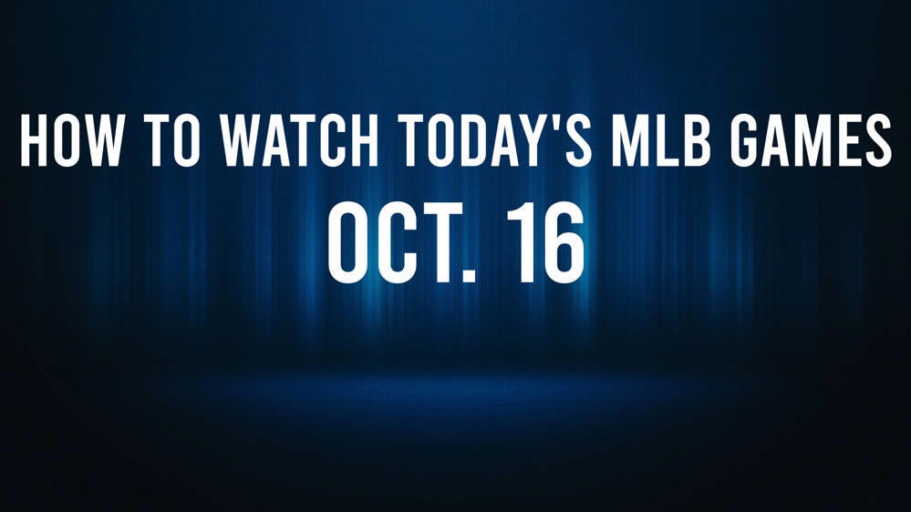 How to Watch the MLB Baseball Playoffs on Thursday, Oct. 16: TV Channel, Live Streaming, Start Times