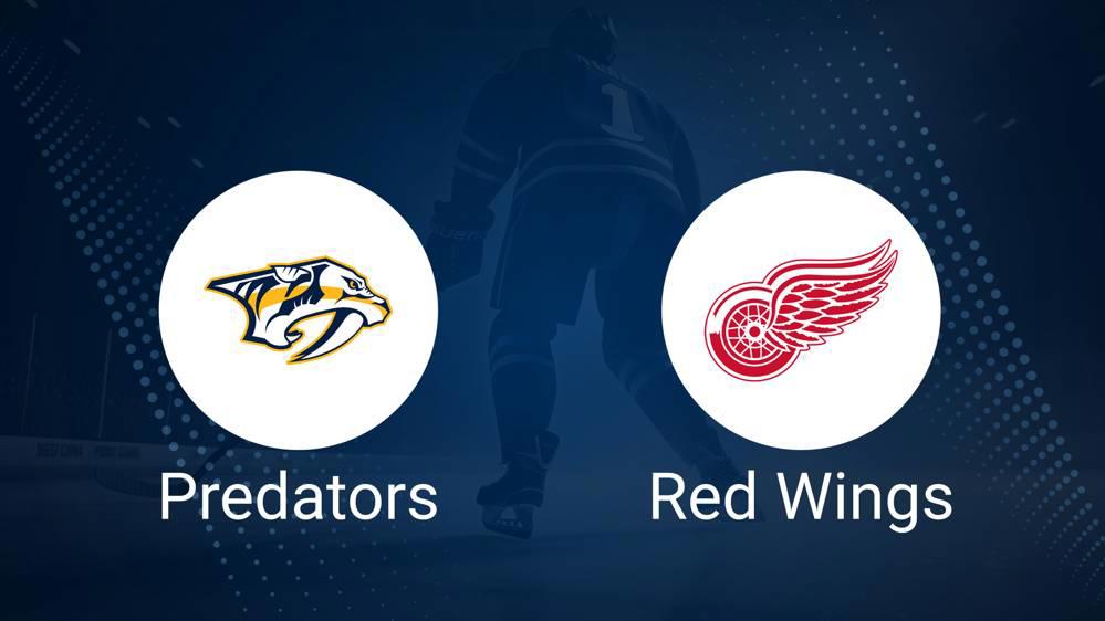 Predators vs. Red Wings Injury Report Today - October 12