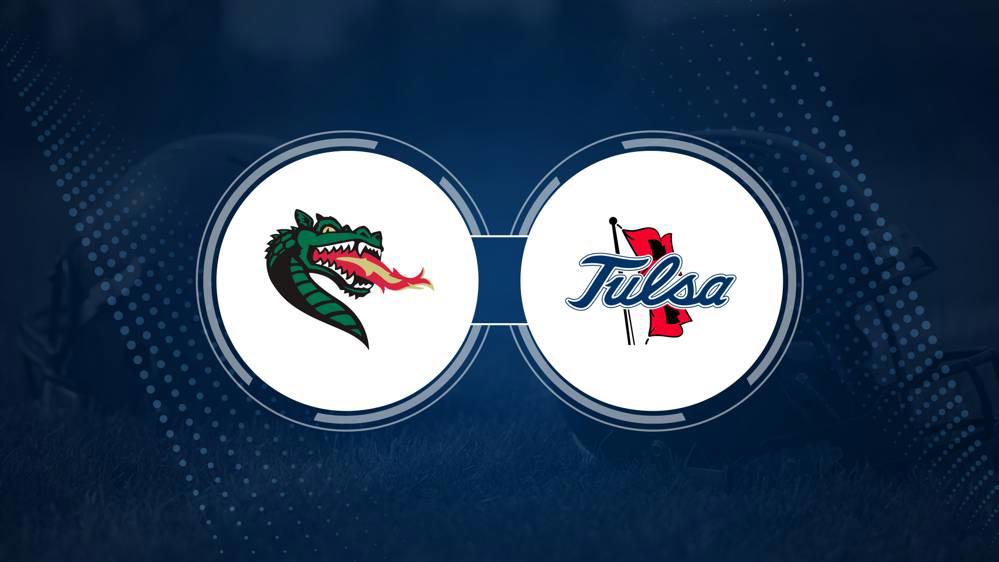 UAB vs. Tulsa: Odds, spread, and over/under - Nov. 2