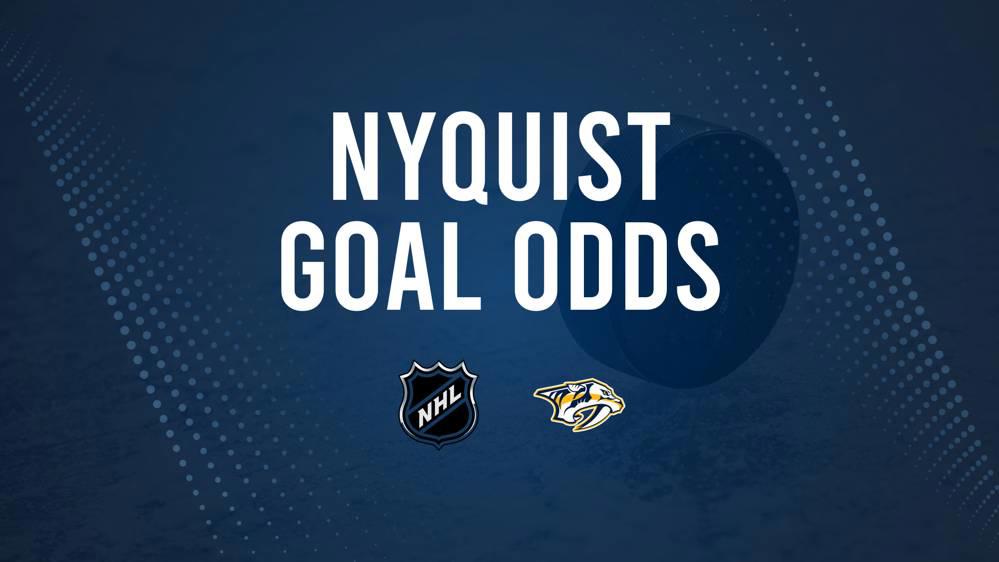 Will Gustav Nyquist Score a Goal Against the Blackhawks on October 25?