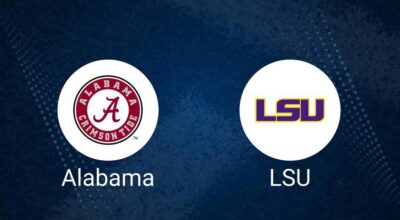 Best Bets, Predictions & Odds for the Alabama vs. LSU Game – Saturday, Nov. 9