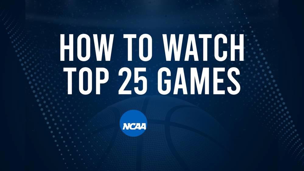 How to Watch Top 25 College Basketball Games - Thursday, November 21