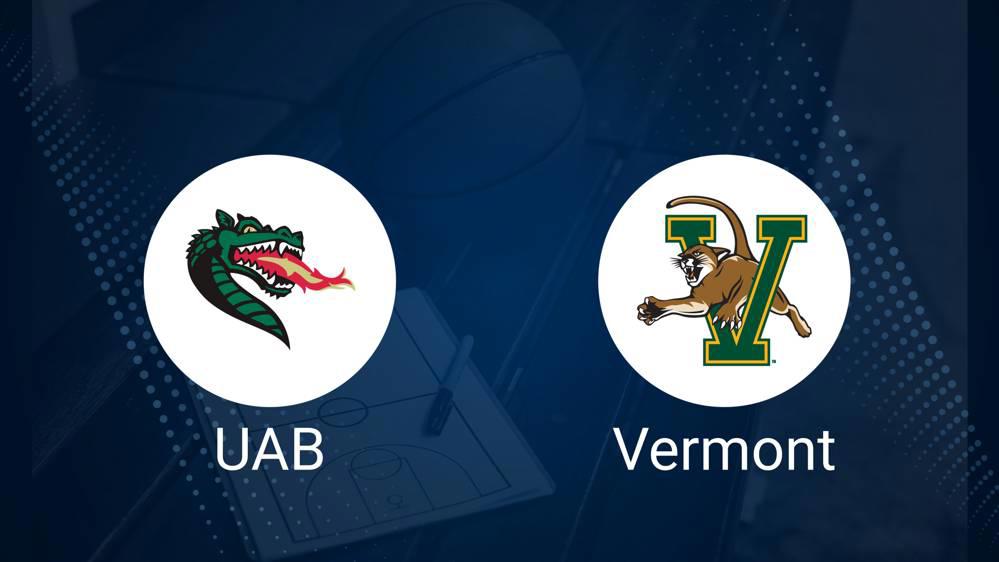 How to Watch UAB vs. Vermont on TV or Live Stream - November 4