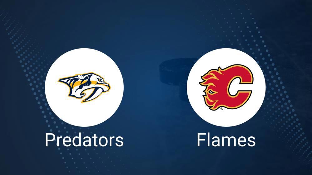 Where to Watch Nashville Predators vs. Calgary Flames on TV or Streaming Live - November 15