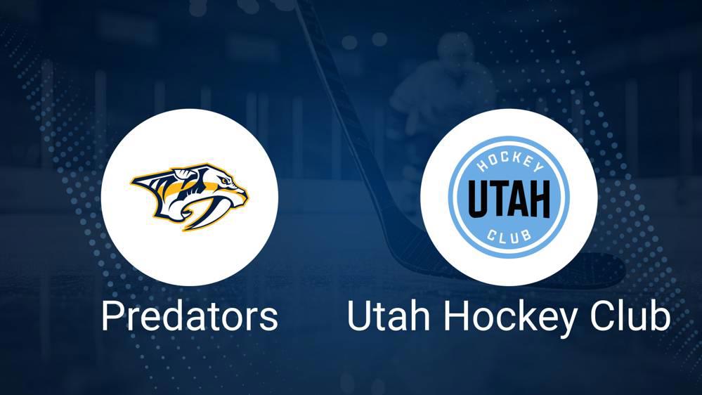 Where to Watch Nashville Predators vs. Utah Hockey Club on TV or Streaming Live - November 9