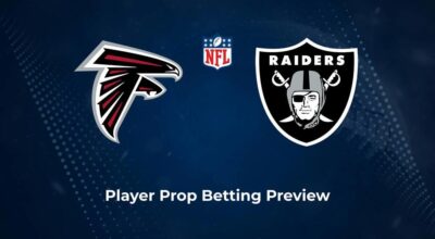 Falcons vs. Raiders Player Props & Odds – Week 15