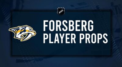 Filip Forsberg Player Prop Bets for the Predators vs. Rangers Game - December 17