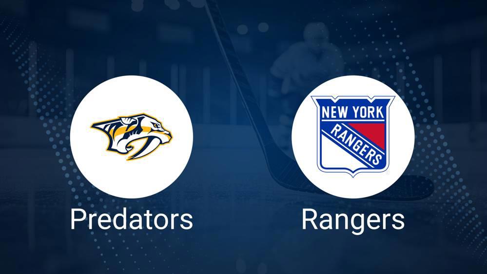 Where to Watch Nashville Predators vs. New York Rangers on TV or Streaming Live - December 17