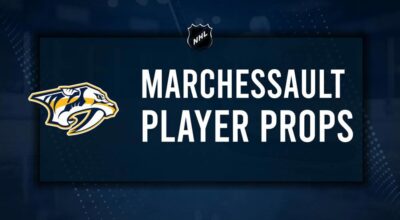 Jonathan Marchessault Player Prop Bets for the Predators vs. Capitals Game - January 11