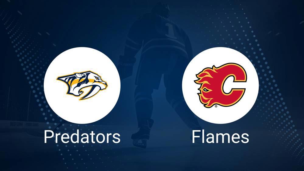 Where to Watch Nashville Predators vs. Calgary Flames on TV or Streaming Live - January 4